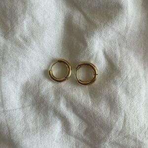 Anthropologie hoop earrings